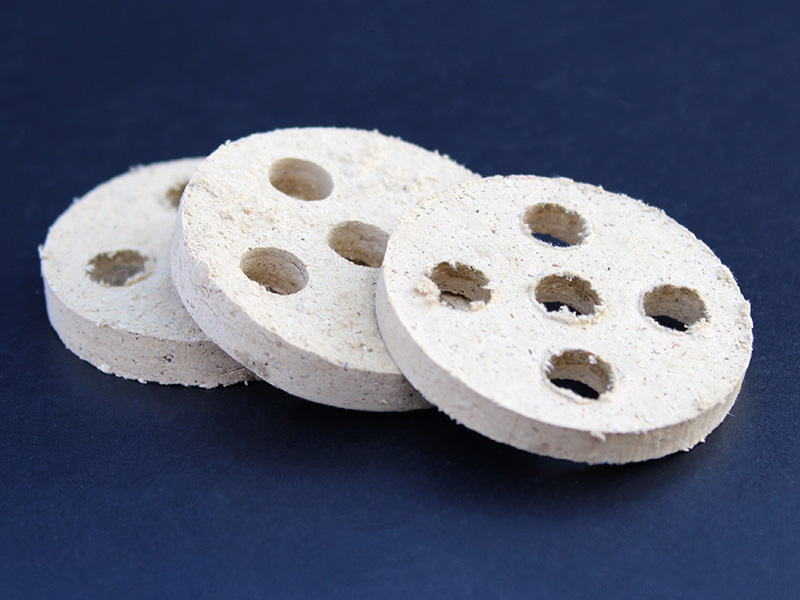 威县艾绒饼圆形五孔4*0.5CM